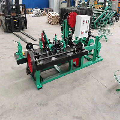 High efficiency high quality barbed wire machine