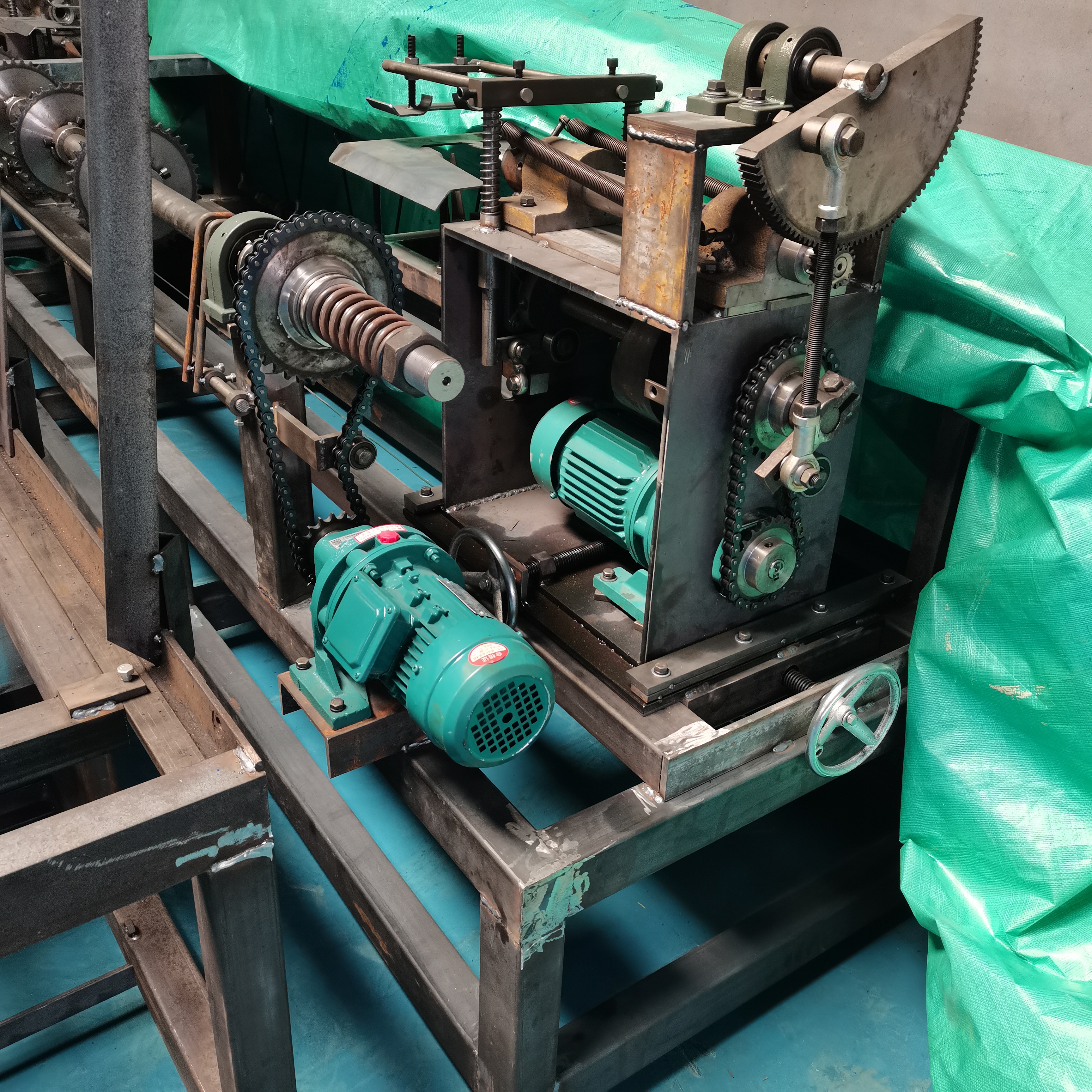 Chain Link Fence Machine Unpainted